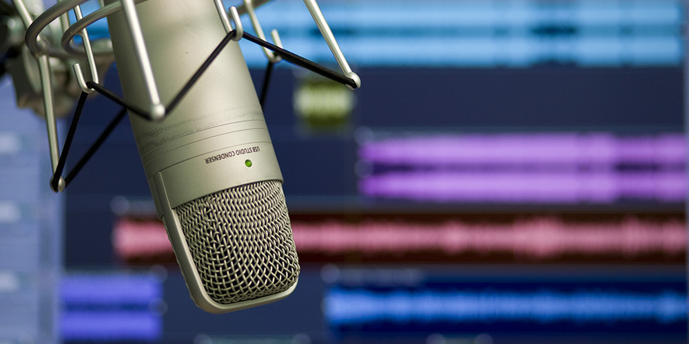 Mikrofon und Audiosoftware für Vertonungen